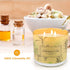 Citronella Candles Outdoor Indoor, 3 Pack 14.6 Oz Large 3 Wick Scented Jar Candles Set Aromatherapy Long Lasting Soy Wax for Summer Home Garden Patio Balcony