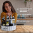 Lazy Susan Turntable - 360 Rotating Spice Rack - Non-Skid Turntable Organizer for Fridge, Cabinet & Bathroom - Lazy Susan Organizer for Bottles and Spices - 2 Pack Fridge Organizers with 2 Jars-Sliver