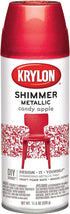 Krylon K03931000 Shimmer Metallic Aerosol Paint, 11.5 Fl Oz (Pack of 1), Candy Apple, 6 1