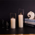 WGVI Hurricane Candle Holder Sleeve, Wide 2", Height 16", Clear Glass Cylinder Open Both Ends, Chimney Tube, Open Ended Candle Shade, 1 Piece