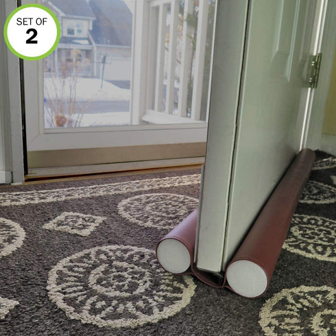 Evelots Draft Stopper Door/Window-Double-No Repositioning-No Cold -36 Inch-Set/2