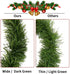 CCINEE 33 Feet Christmas Garland Artificial Vine Soft Greenery Garland Decoration for Christmas Decor Holiday Wedding Decoration