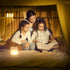 6pack LED Night Lights Dusk to Dawn Sensor, Bapro Stick-on Nightlight Rechargeable Warm White 3000K Under-Cabinet Lighting Wireless Light for Bedroom, Kitchen, Hallway, Stairs, Closet Counter