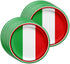 Italy Italian Flag Birthday Party Supplies Set Plates Napkins Cups Tableware Kit for 16