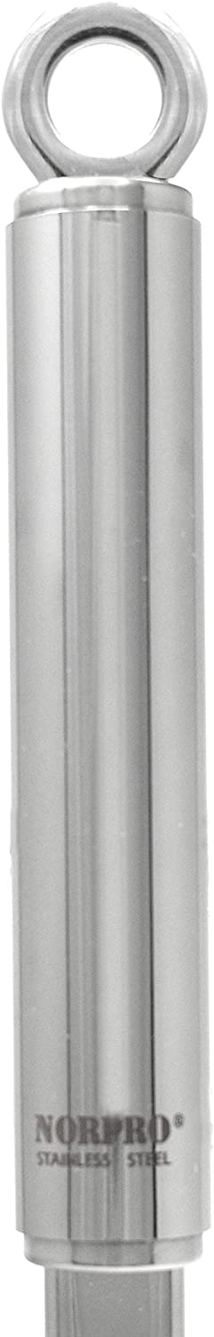 Norpro, Silver Krona Stainless Steel Solid Turner, 12-Inch