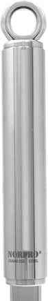 Norpro, Silver Krona Stainless Steel Solid Turner, 12-Inch