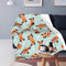 Kadiman Red Panda Bears Flannel Fleece Throw Blanket for Kids Lightweight Cozy Plush Bed Blanket for Bedroom Living Rooms Sofa Couch 50InchX40Inch