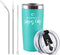 Mommy's Sippy Cup Travel Tumbler with Lids, Mom Birthday Christmas Gifts for Mom New Mom Mother Wife Women Mothers Day Thanksgiving Day Gift, 20 Oz Insulated Stainless Steel Stemless Tumbler, Mint