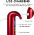 Electric Wine Aerator, Cljlixcy Automatic Wine Dispenser, Portable USB Rechargeable Electric Wine Decanter One Touch Auto Wine Pourer Wine Stopper (Red)