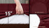 Utopia Bedding Full Bed Sheets Set - 4 Piece Bedding - Brushed Microfiber - Shrinkage and Fade Resistant - Easy Care (Full, Burgundy)