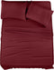 Utopia Bedding Full Bed Sheets Set - 4 Piece Bedding - Brushed Microfiber - Shrinkage and Fade Resistant - Easy Care (Full, Burgundy)