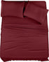 Utopia Bedding Full Bed Sheets Set - 4 Piece Bedding - Brushed Microfiber - Shrinkage and Fade Resistant - Easy Care (Full, Burgundy)