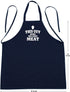 BBQ Apron This Guy Rubs His Own Meat Funny Aprons for Men, Black, Extra Long Ties, One Size Fit All