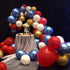 ROYWEL 95pcs Balloon Garland Arch Kit, Superhero Avengers Theme, Party Supplies Decorative for Kids, Red White Latex Balloons and Blue Gold Metallic Balloons for Baby Showers, Birthday, Festival, Weddings, Graduations, Corporate Events