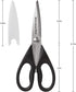 KitchenAid All Purpose Shears with Protective Sheath, 8.72-Inch, Black & Classic Pizza Wheel, 9-Inch, Black