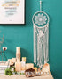 MIPON 3Pcs Macrame Dream Catcher, Handmade Woven Boho Tapestry, Chic Bohemian Home Decor Wall Hanging Sun & Moon & Star Decoration Craft Gift