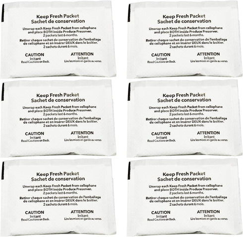 W10346771A Refrigerator Produce Preserver Replacement (6 Packets-3 Pack) by ATMA SUPPLY-Replace W10346771 2117689 AH3503014 EA3503014 PS3503014 W10346772 W10614431A