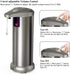 Hanamichi Automatic Soap Dispenser,Touchless Soap Dispenser Equipped Stainless Steel w/Infrared Motion Sensor Waterproof Base Adjustable Switches Suitable for Bathroom Kitchen Hotel Office
