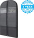 Plixio Gusseted Garment Bags Suit Bag for Travel and Clothing Storage of Dresses, Dress Shirts, Coats” Includes Zipper Pockets and Large Transparent Window (2 Pack: 54? X 24? x 3.4?)