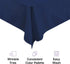 Gee Di Moda Rectangle Tablecloth - 60 x 126 Inch - Royal Blue Rectangular Table Cloth for 8 Foot Table in Washable Polyester - Great for Buffet Table, Parties, Holiday Dinner, Wedding & More