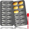 2 Pack Madeleine Pan, OAMCEG 12 Cavity Heavy Duty Shell Shape Baking Mold Nonstick Cookie/Cake/Scone Pan Whoopie Pie Pan with a Silicone Brush for Oven Baking