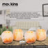 Mockins 2.5 lbs 4 Pack Natural Himalayan Salt Tea Light Candles Holder | Great Room Decor