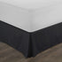 Linen Market Pleated Bed Skirt, Full, Black