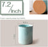 DOWAN Kitchen Utensil Holder, 7.2? Extra Large Farmhouse Utensil Holders for Countertop, Heavy Ceramic Utensil Crock, Anti Slip & Scratch Cork Bottom, Teal Utensil Organizer for Home Décor