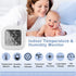 6 Pieces Humidity Gauge Humidity Meter Indoor Outdoor Thermometer Hight Accurate Temperature and Humidity Monitor with LCD Display Fahrenheit Degrees Fahrenheit for Home, Greenhouse, Cellar, Office