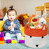 MHOMER XXLarge 14''x14''x13'' Blanket Basket Living Room Foldable Baby Laundry Basket Extra Large Cute Fox Blanket Storage for Living Room Basket with Handle Laundry Cotton Rope Gift Clothes Basket