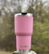 North Pink Stainless Steel Tumbler 5-Piece Set, 30 oz Vacuum Insulated, Travel Mug For Home, Office, School Like Yeti Tumbler For Ice Drink & Hot Beverage