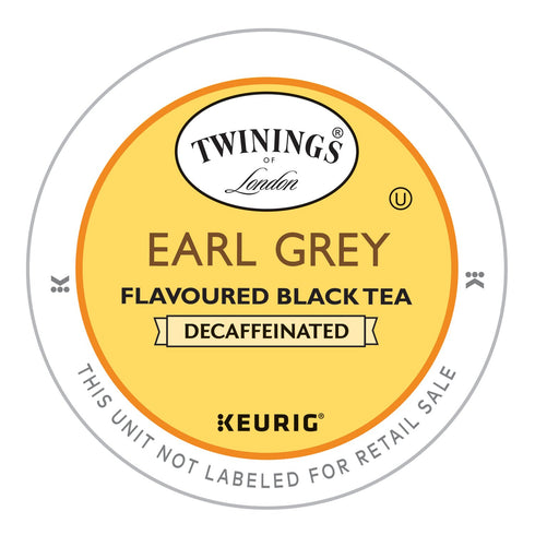 Twinings Earl Grey Decaf Tea Keurig K-Cups, 24 Count
