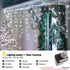 Toodour LED Icicle Lights, 360 LED, 29.5ft, 8 Modes, Window Curtain Fairy Lights with 60 drops, Led Christmas Lights, Icicle Fairy Twinkle Lights for Party, Holiday, Wedding Decorations (Pure White)
