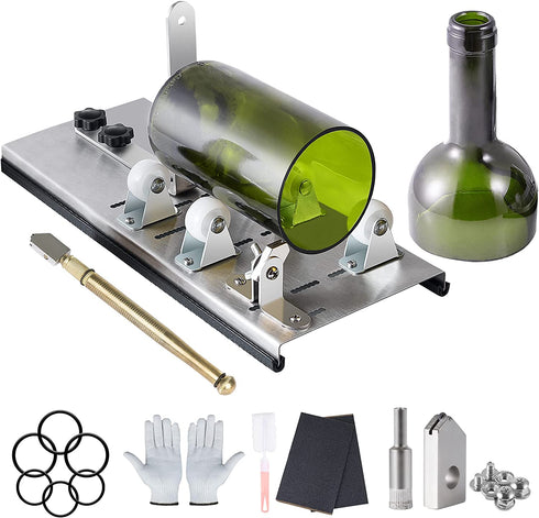 Glass Bottle Cutter, Bottle Cutter & Glass Cutter for Bottles Wine, Beer, Liquor, Whiskey, Alcohol, Champagne,Alcohol Round Bottles¦