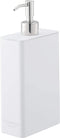 Yamazaki Tower Shampoo Dispenser White Rectangular