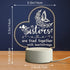 Birthday Gifts for Sister, Engraved Night Light for Sister, LED Night Lamp Gifts for Sister from Sister, Graduation Wedding Mother's Day Gifts for Sister (Heart)