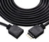 6 Pieces 4 Pin RGB Extension Cable LED Strip Connector Cord Wire Solderless Strip Jumper Cables Kit with 12 Pieces Pin Connector for 5050 3528 RGB LED Strip Light (Black, 1.6 FT, 3.3 FT, 6.6 FT)