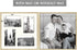 Golden State Art, 12x12 Gold Aluminum Metal Frame with Ivory Mat - Displays Four 4x6 Photos - Square Collage Frame - Real Glass, Sawtooth Hanger, Swivel Tabs - Wall Mounting, Landscape, Portrait