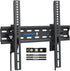 MOUNTUP Tilting TV Wall Mount Bracket for 26-55 Inch Flat Screen TVs/ Curved TVs, Low Profile TV Wall Mount TV Bracket - Easy to Install On 12" or 16" Studs, VESA 400x400mm Weight up to 99 LBS, MU0007