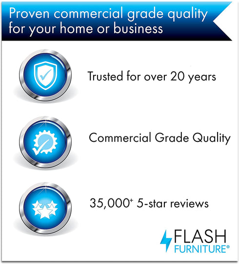 Flash Furniture 4-Foot Square Wood Folding Banquet Table