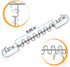 KLEVERISE 4 Pack Space Saving Hangers - 12 Slots Stainless Steel Clothes Hangers Magic Cascading Hangers - Clothing Closet Space Saving Storage Organizers