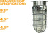 Woods L1706CH Vandal Resistant 150W Incandescent Security Light, Ceiling Mount, Chrome