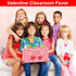 28 Pack Valentines Day Gifts for Kids, Valentines Classroom Gifts with Filled Hearts Bulk, Exchange Party Favors for Boys Girls School Class Classroom