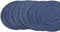 Red-A?Placemats,Round Placemats for Dining Table Set of 6 Woven Heat Resistant Non-Slip Kitchen Table Mats Diameter 14 inch(Blue)