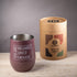 DiverseBee Inspirational Gifts for Women, Men, Best Friend, Mom, Sister, Wife, Girlfriend, Boss, Coworker, Nurses, Thank You Encouragement Birthday Wine Gifts,Insulated Wine Tumbler with Lid (Plum)