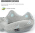 Travel Pillow for Airplane with Hood, Inflatable Neck air Pillow for car ,Travel accessoires nap Rest Sleep Business Trip Flight