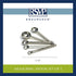 RSVP International Endurance Measuring Spoons, Round, Stainless Steel Large
