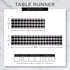 DII Dobby Stripe Woven Table Runner, 13x72, Honey Gold