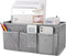 Trycooling Bedside Caddy/Bedside Organizer Caddy Hanging Storage with 3 Pockets for Dorm Hospital College Bunk Bed (Grey)
