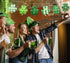 Ahzemepinyo 24 Pieces St. Patrick 's Day Shamrock Hanging Ornament Good Luck Clover Felt Ornament Shamrock Decoration for Tree Table Shelf Festival Party De